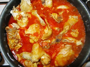 Пошаговый рецепт приготовления  чахохбили из курицы