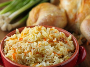 Курица, фаршированная рисом