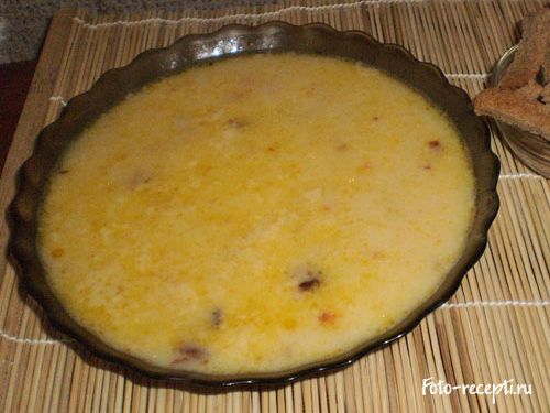 Рецепт приготовления сырного супа