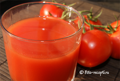Как приготовить рецепт Сок томатный