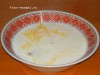 Суп молочный рисовый с изюмом