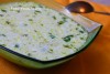 "Белый суп" из цветной капусты со сливками
