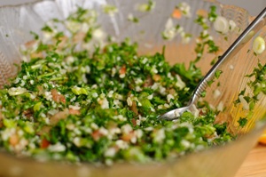Пошаговый рецепт приготовления салата табуле